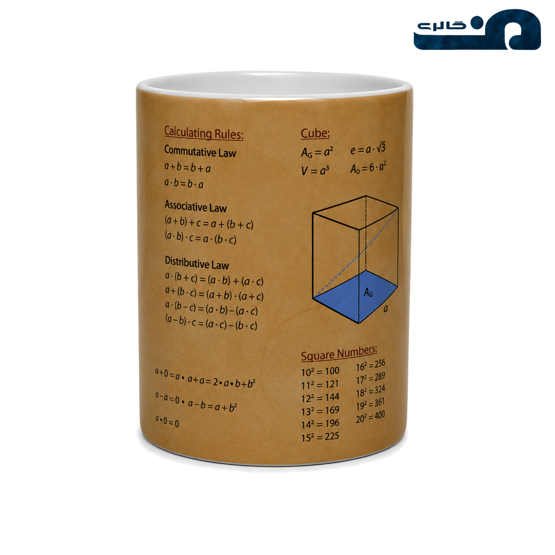 ماگ سرامیکی کونیتز آلمان طرح فرمولهای ریاضی (Könitz Mathematics Mug) Image 2